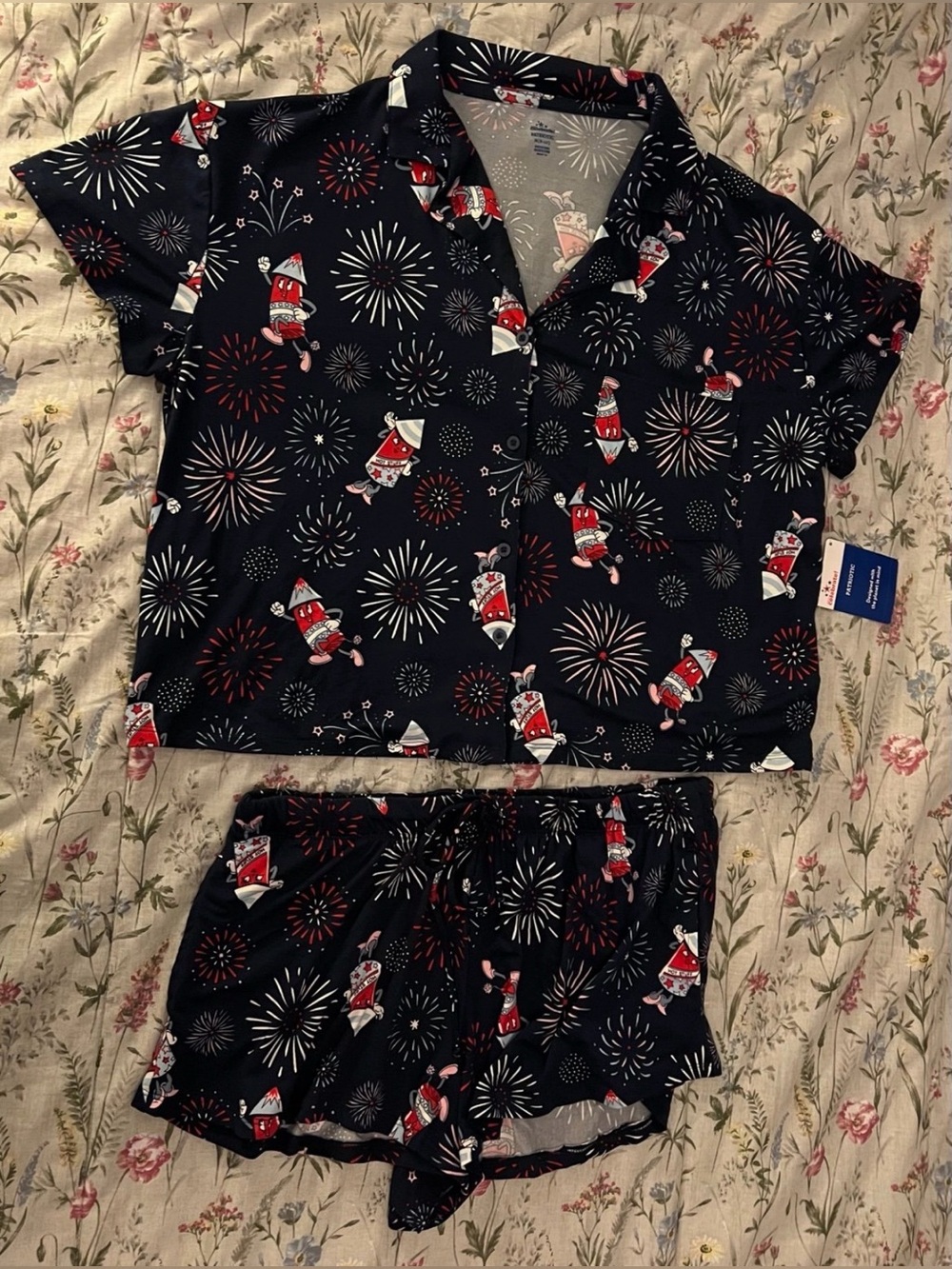 Cute Ladies 4th of July Summer Pajamas